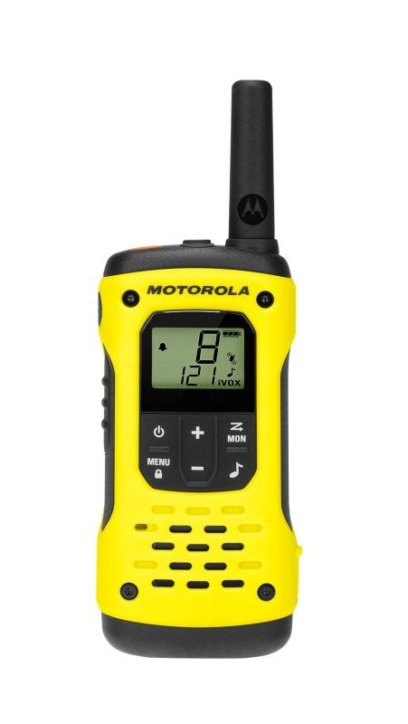 Motorola Tlkr T92H20 Yellow Pareja Walkie Talkies Resistant Water 10KM Range