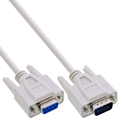 Inline Pack 15 Ud Bulk-pack ® Serial Cable Molded DB9 Male a Female 1:1 Grey 10M — image 1