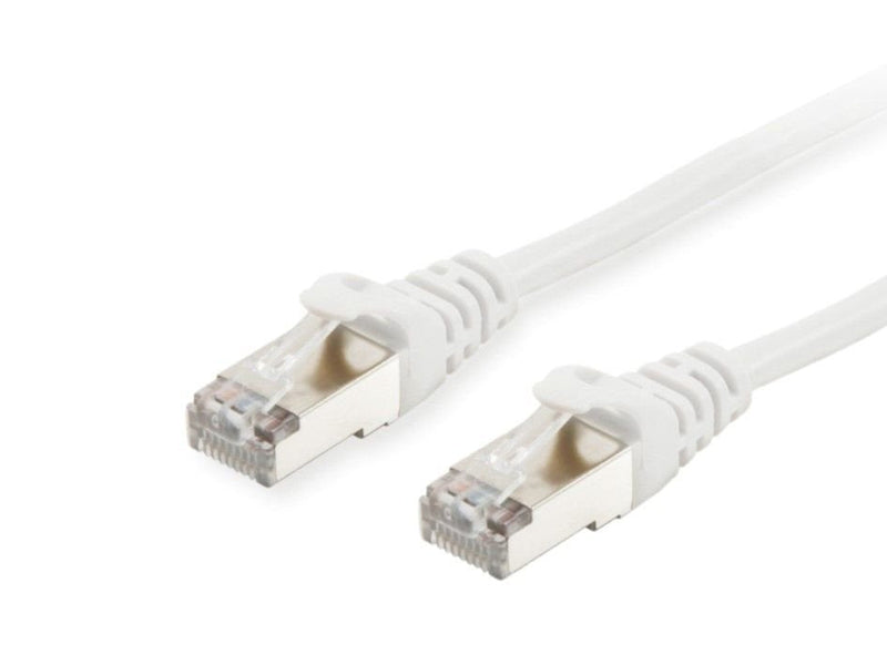Equip Network Cable CAT.6A S/FTP 2x RJ45 2.00M White Lszh