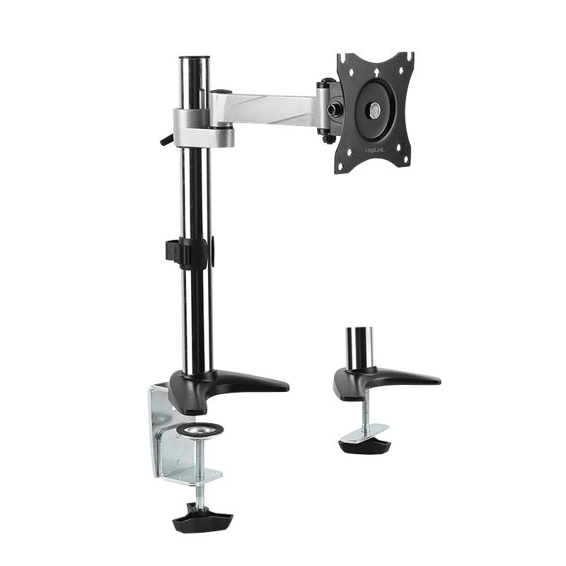 Logilink BP0075 Desk Mount Screen Plana 68,6CM (27) Clamp/Atornillado Black Steel Inoxidable