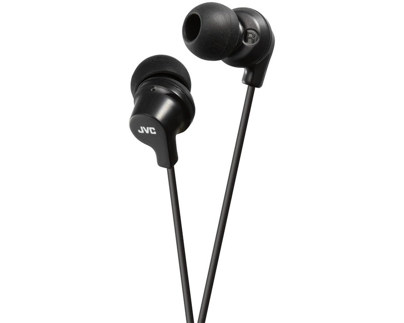 JVC Headphones HA-FX10 Soft Black Dentro Or Ído, 1,2M, Iphone, Alámbrico