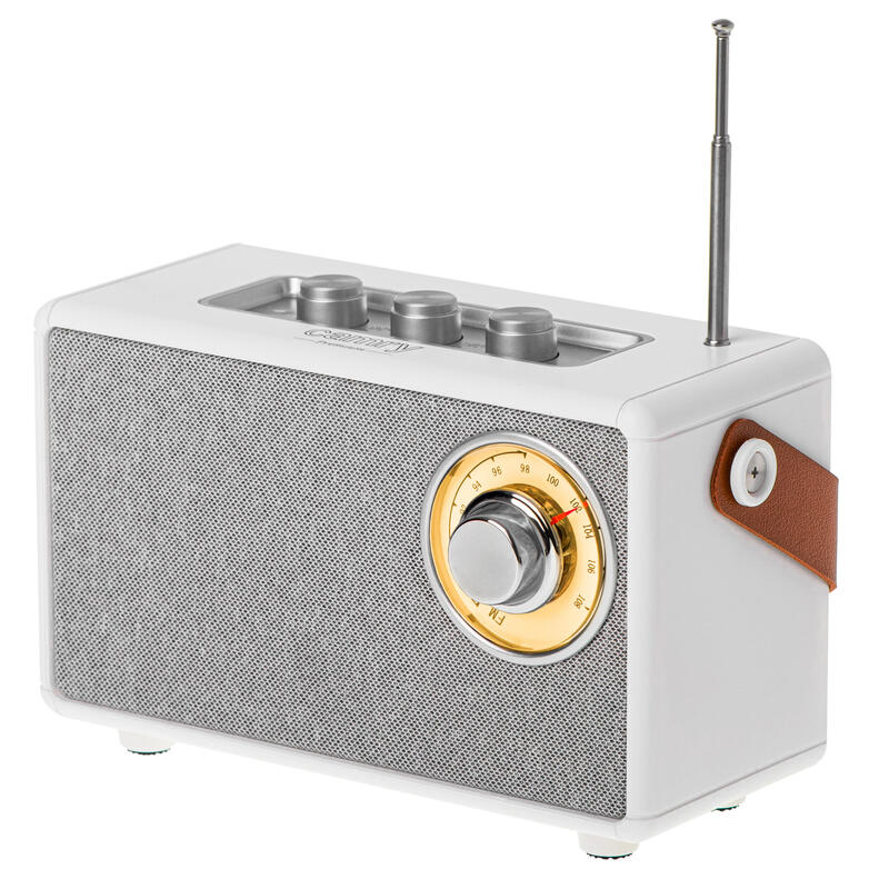 Camry Bluetooth Speaker With Radio Cr 1902W, White