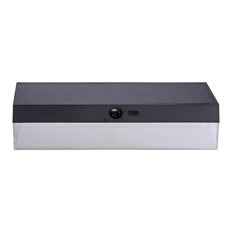 Wall Light Solar Rectangular 4W 500 Lm, 3.000/4.000/6.500 K, 3CCT, With Sensor, Black