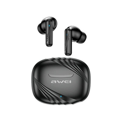 Headphones Bluetooth 5.3 TA6 Anc Tws Black — image 1