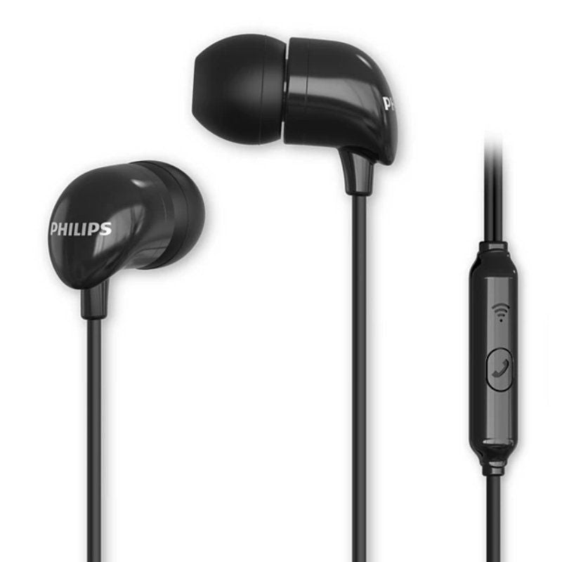 Philips Headphones Intrauditivos TAE1126BK With Microphone Jack 3.5 Black