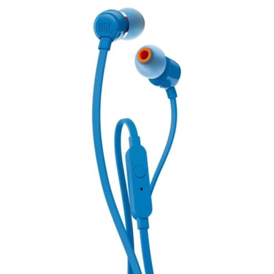Jbl Headphones Intrauditivos T110 With Microphone Jack 3.5 Blue — image 1