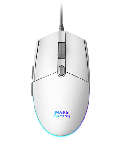 Mars Gaming Mouse Gaming Mmgw Up To 3200 DPI White — image 1