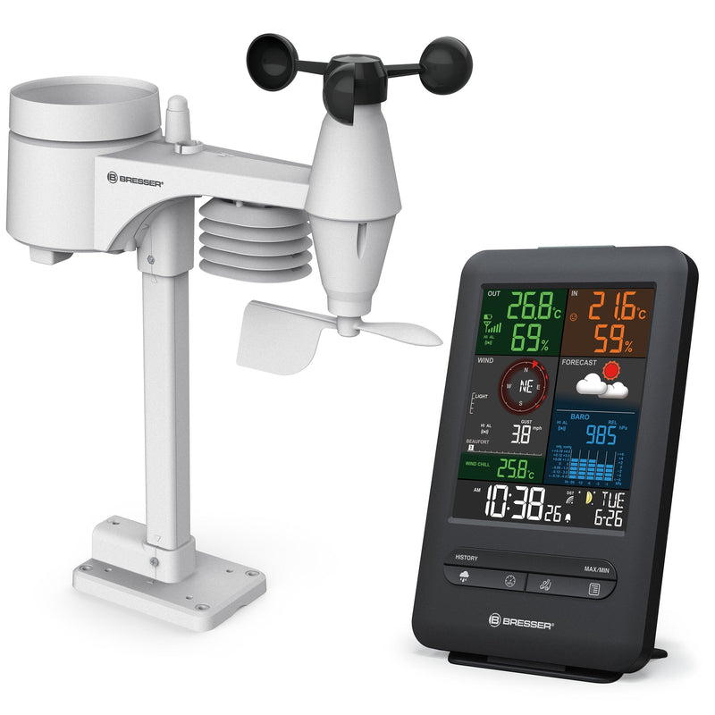 Bresser Estación Optics 7002525 Meteorológica Digital Battery