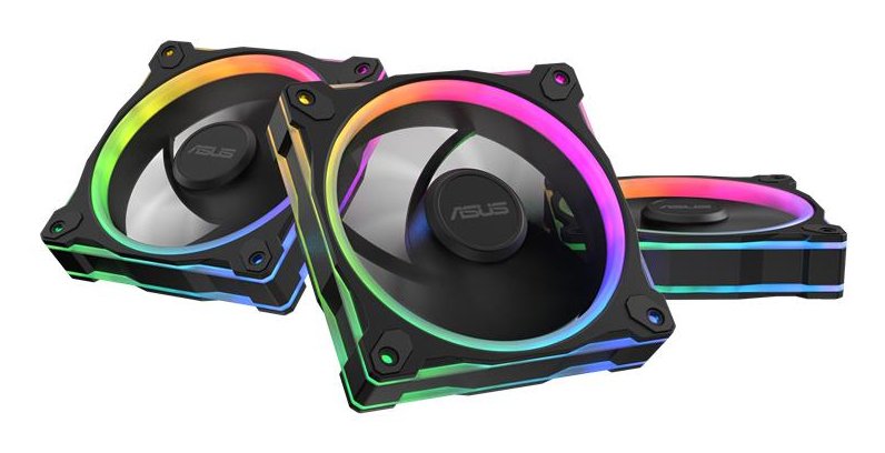 ASUS Fan PC Prime MR120 Fan ARGB Reverse Black 3IN1