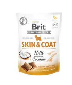Brit Functional Snack Skin&coat Krill - Golosina Perros - 150G — image 1