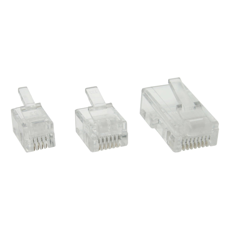 Inline Connector 6P6C RJ12 Cable Flat 10 Units Paquete