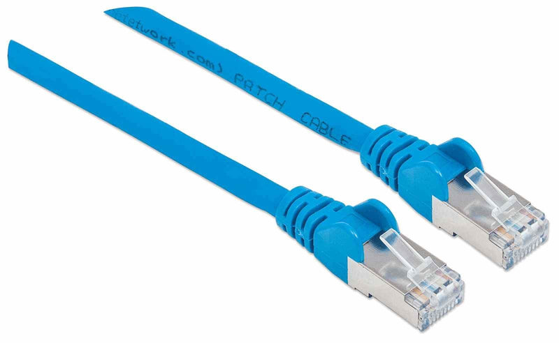 Intellinet 740722 Network Cable 1M CAT.7 S/FTP (s-STP) Blue