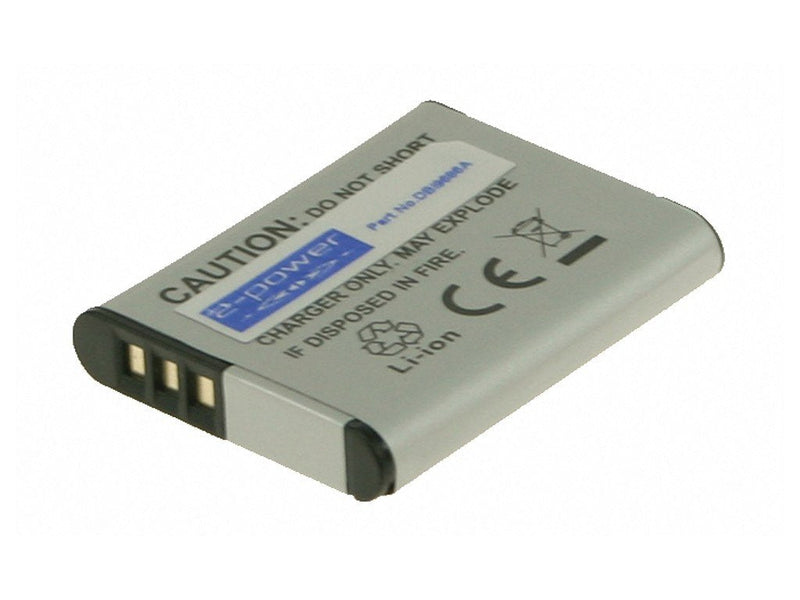 2-POWER Digital Camera Battery 3.7V 730MAH Olympus LI-50B DBI9686A