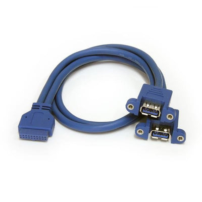 StarTech Cable Extensor 50CM 2 Ports USB 3.0 Mon — image 1