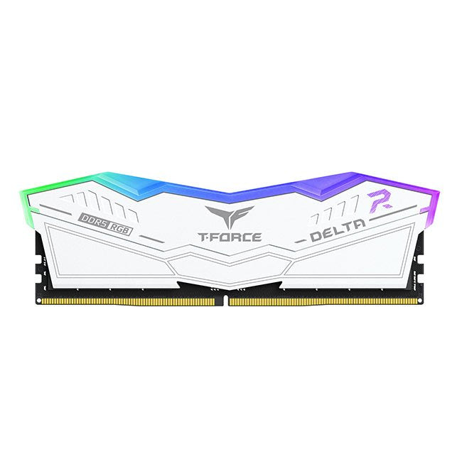 RAM Teamgroup D5 6000 32GB C38 Delta RGB White K2 2X16GB, 1.25V