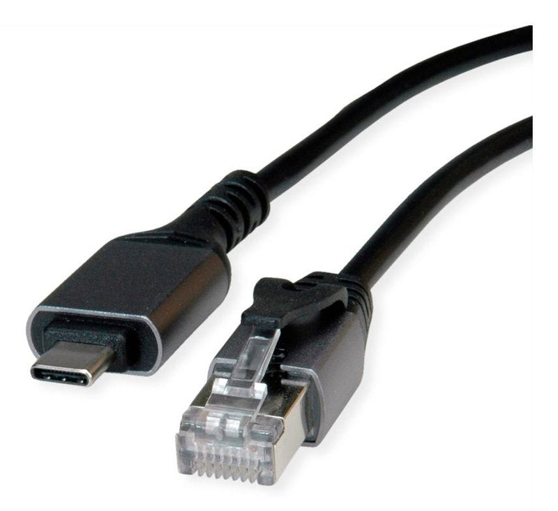 Value USB 3.2 Gen 2 Type-c a Gigabit Ethernet Cable Convertidor, Black 5M