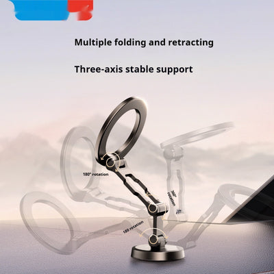 Car Magnetic Foldable Metal On-board Bracket