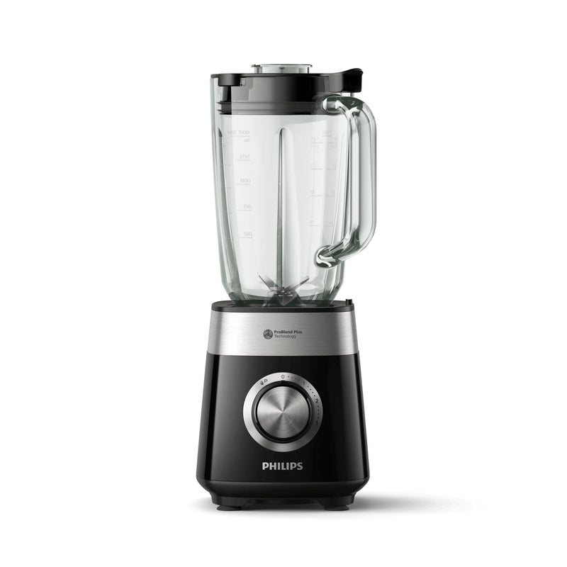 Philips HR3030 00 Blender, 1200W, Jar Material - Glass, Jar Capacity 2 L, Ice Crushing, Pulse Mode, Number Of