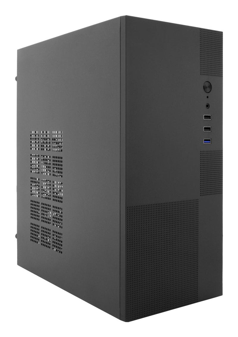 Coolbox PC Case M440 microATX Black Bahías INT:2X3'5/2'5/ 2XUSB3.0, 1XUSB2.0/ Audio In/Out/ Without Power Supp