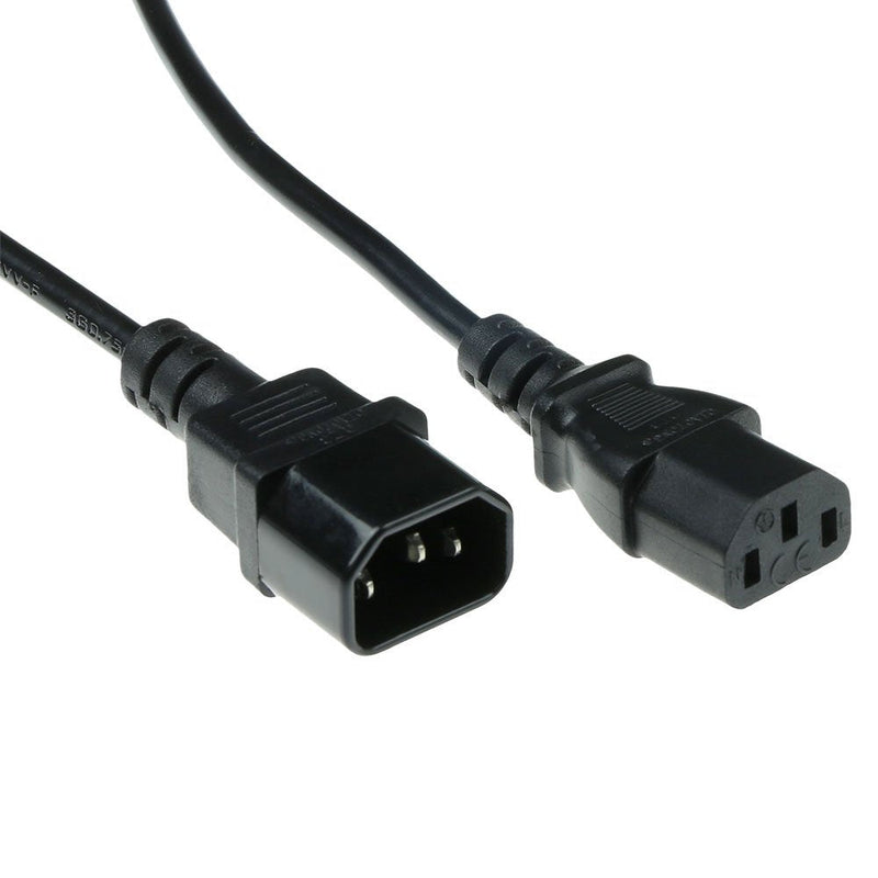 Powercord C13 - C14 Black 5M