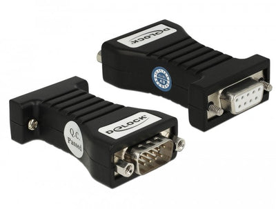Delock Aislador 1 X Serie RS-232 DB9 Female a 1 X Serie RS-232 DB9 — image 1