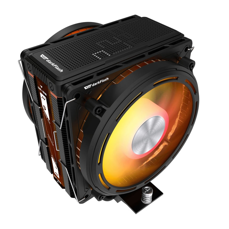 Darkflash Refrigeracion CPU Explore E400 Plus A-rgb Black Fan 120MM / ARGB / 230W Tdp / 1851/1700/1200/115X An