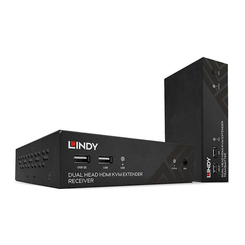 Lindy 100M CAT.6 Dual Head Hdmi, USB & RS232 Extender