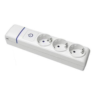 Solera Base Múltiple 3 Sockets T/Tl With Switch Luminoso 8003PIL — image 1