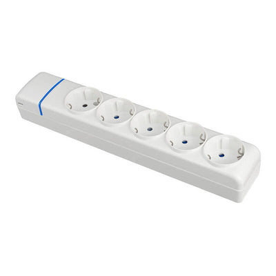 Solera Base Múltiple 5 Sockets 2P + T, 16A 250V. 8005P — image 1