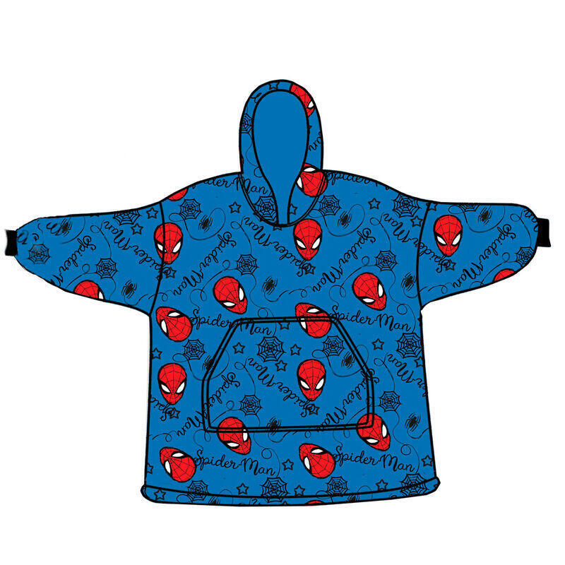 Marvel Bata Hoodie Oversize Spiderman Coral Kids