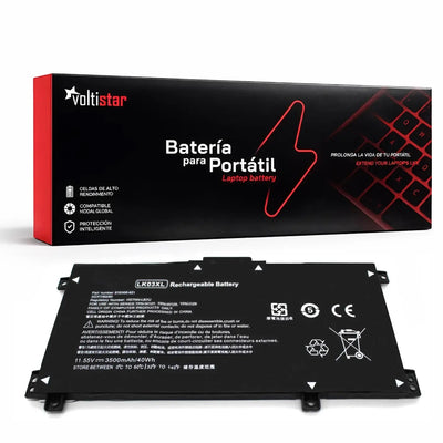 Battery Laptop HP LK03XL LKO3XL LK03048XL LK03055XL 916368-421 916368-541 — image 1