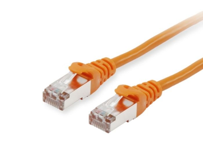 Equip Network Cable CAT.6A S FTP 2x RJ45 0.15M Orange