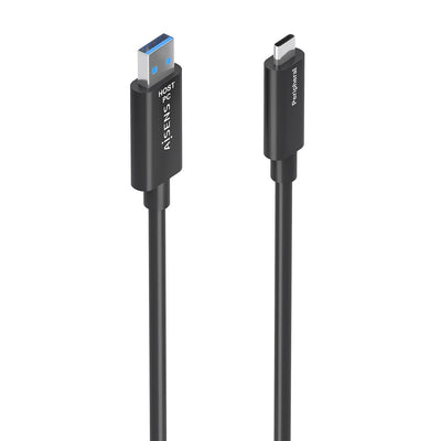 Aisens Cable USB 3.2 GEN2X1 10Gbps Aoc Body Only Datos, USB-A/M-usb-c/M, Black 15M — image 1