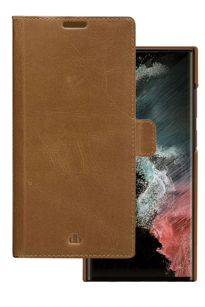 DBRAMANTE1928 Lynge Case For Galaxy S22 Ultra 17,3CM (6.8) Folio Bronceado — image 1