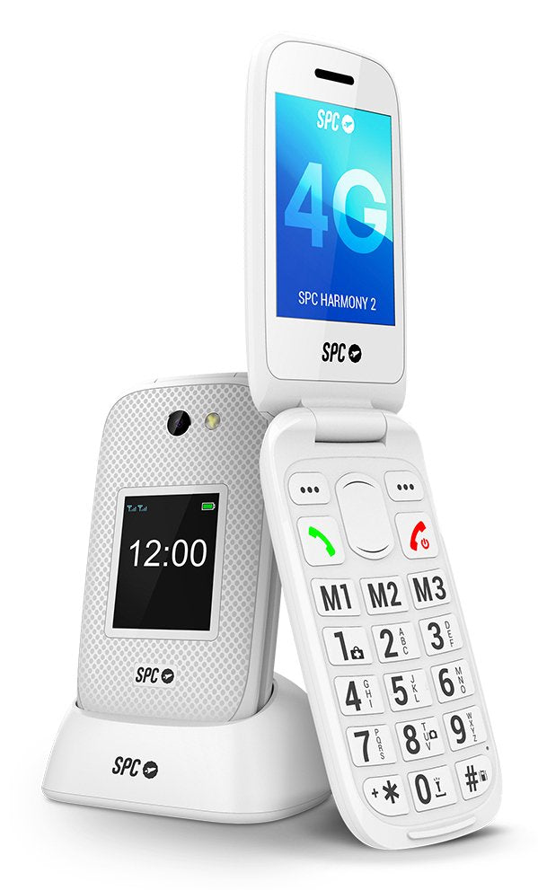 Spc Harmony 2 4G Phone Mobile Phone Mayores - Keys Large - Radio Fm- Button Sos - 3 Memorias Directas - Linter