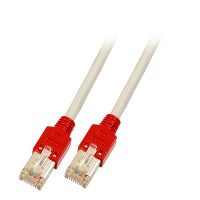 Efb RJ45 Network Cable CAT.5E F UTP Lszh Draka UC300 TM11RT Crossed Grey 1M — image 1