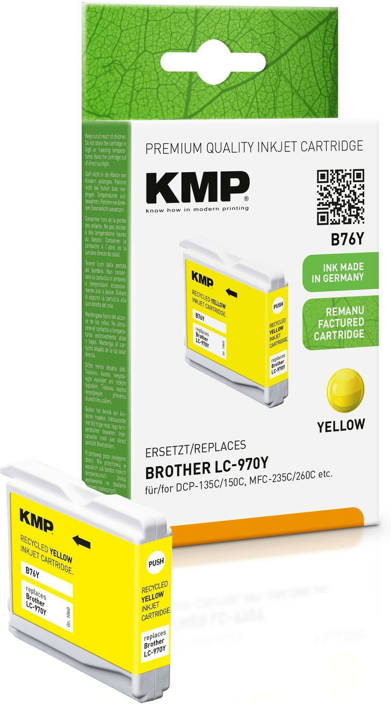 Kmp Cartridge Brother LC-970Y 300 S. Yellow