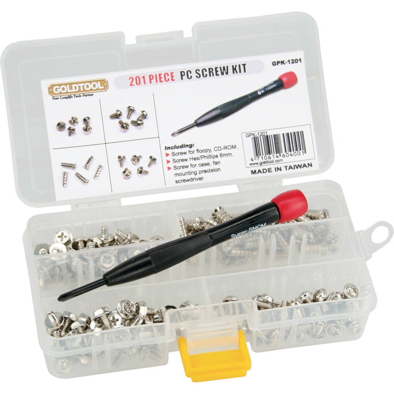 Inline Set Of Screws With Screwdriver 201 Units