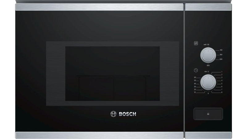 Bosch Microwave Integrable BFL520MS0 Capacity 20L Colour Glass Black/Inox Without Frame