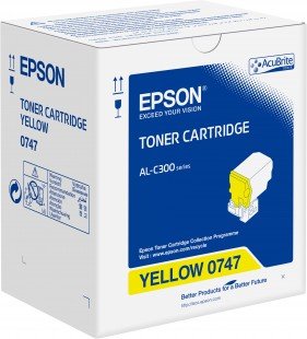 Epson Genuine Toner C13S050747 Yellow 8.8K — image 1