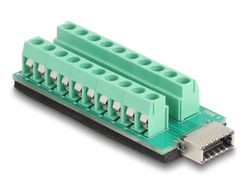Delock USB Type And Key a Connector Female a Terminalblock Adapter 20 Pin — image 1