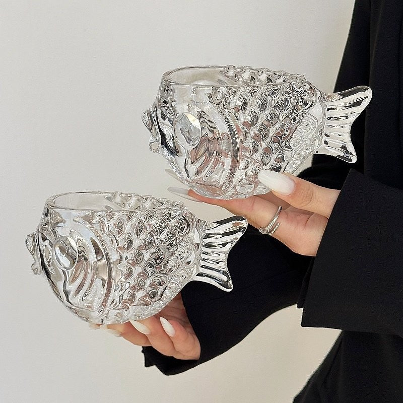 Creative Fish-Shaped Glass For Juice