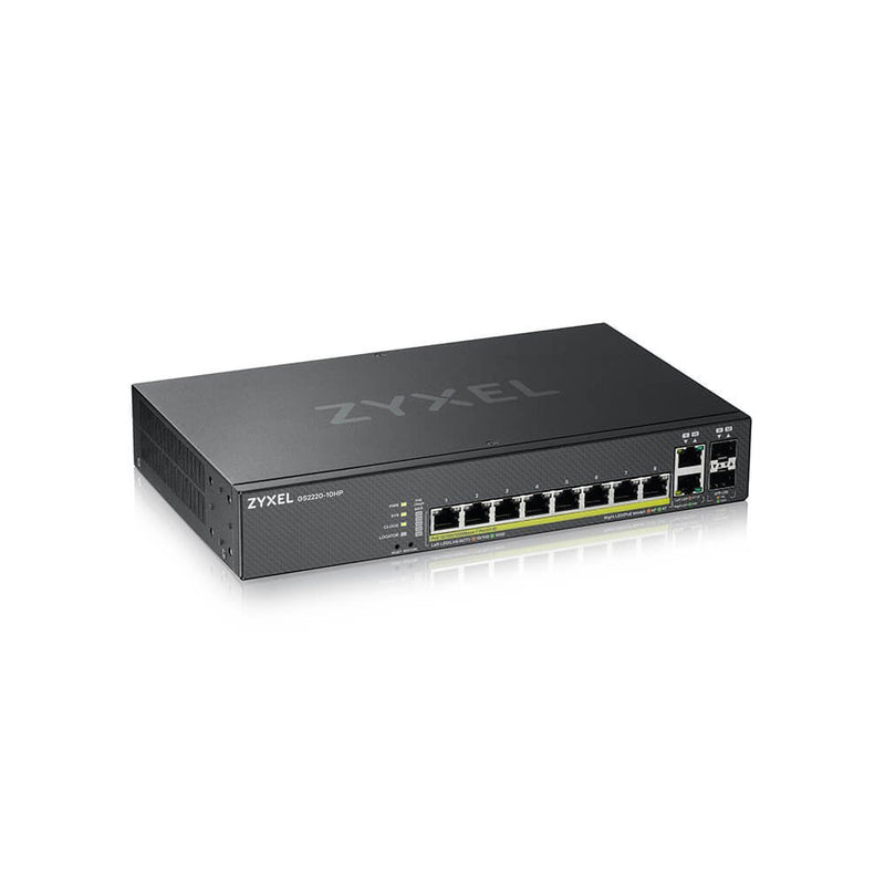 Zyxel Switch GS2220-10HP 8PORT+2XSFP/RJ45 PoE + 180W