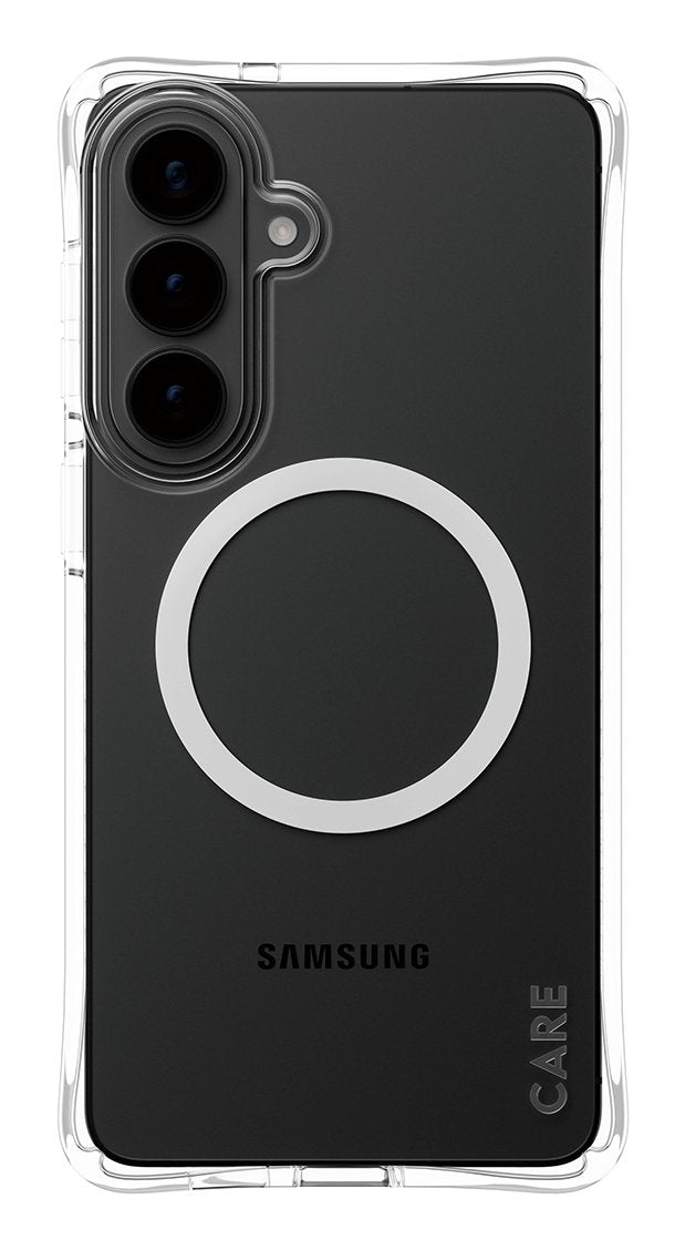 Panzerglass Care By Samba Case Transparent W. White Qi Samsung New Galaxy S26 Plus