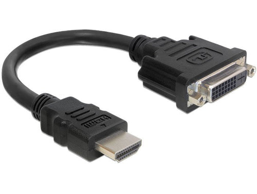 Delock Adapter HDMI a DVI (24 + 5) M/H Black 65327 — image 1