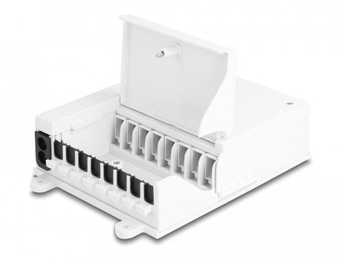 Lwl Ftth Indoor Box Distribuidora Zur Assembly Wall 8 Port White — image 1