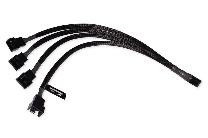Alphacool And -splitter 4-PIN Auf 4X 4-PIN PWM 30CM - Black