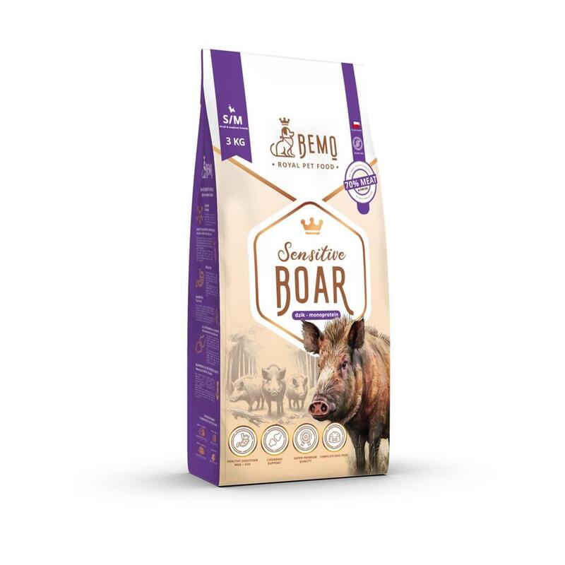 Bemo Sensitive Boar Small/Medium Mono - Alimento Seco Perros - 3KG
