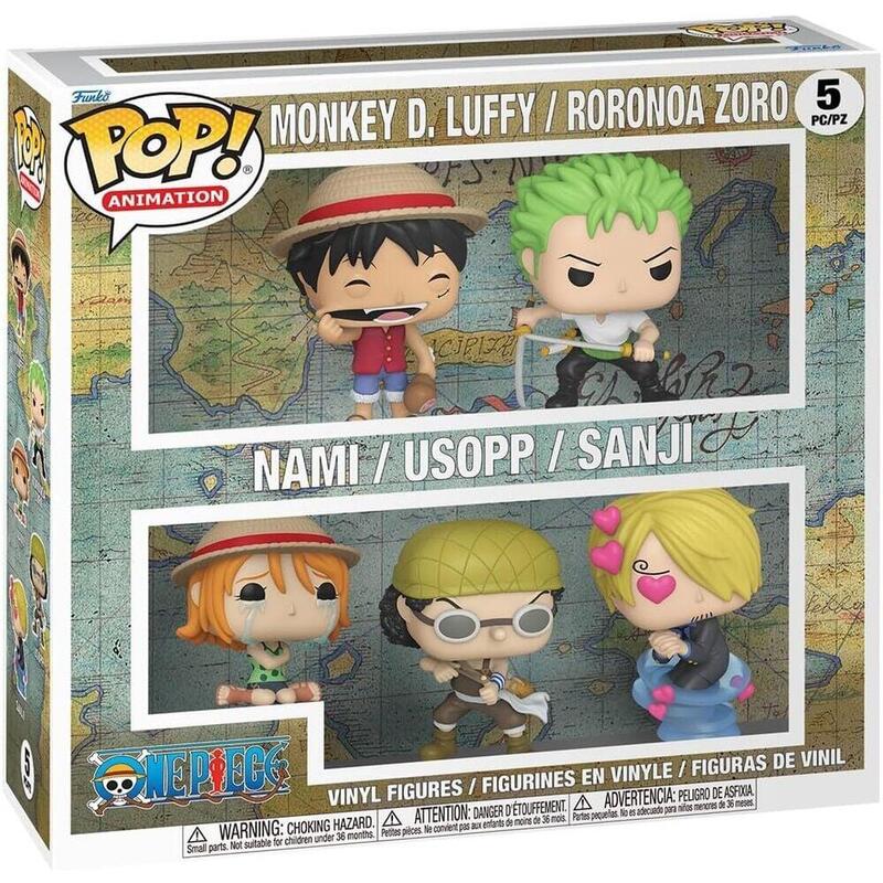 Blister 5 Figuras Pop Animation One Pieza