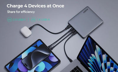 Aukey Powerbank 100W 20000MAH 3x USB-C PD 3.0 — image 1
